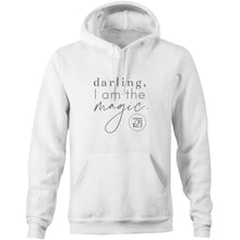 Load image into Gallery viewer, Darling, I am the magic Darling, I am the magic  by Alexis Schnitger - AS Colour Stencil - Pocket Hoodie Sweatshirt