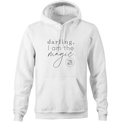 Darling, I am the magic Darling, I am the magic  by Alexis Schnitger - AS Colour Stencil - Pocket Hoodie Sweatshirt