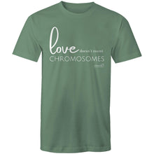 Load image into Gallery viewer, Love doesn&#39;t count chromosomes by SRP -   AS Colour Staple - Mens T-Shirt