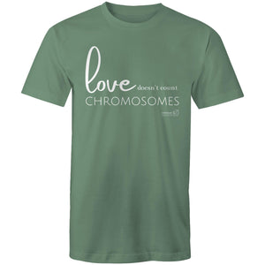 Love doesn't count chromosomes by SRP -   AS Colour Staple - Mens T-Shirt