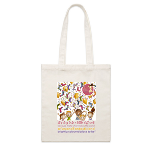 Tote assorted designs - Jana's Brightly Coloured Socks