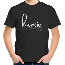 Load image into Gallery viewer, Homie with an extra chromie by SRP - AS Colour Kids Youth T-Shirt