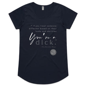 The Brother Boys quote designed by Alexis Schnitger - AS Colour Mali - Womens Scoop Neck T-Shirt