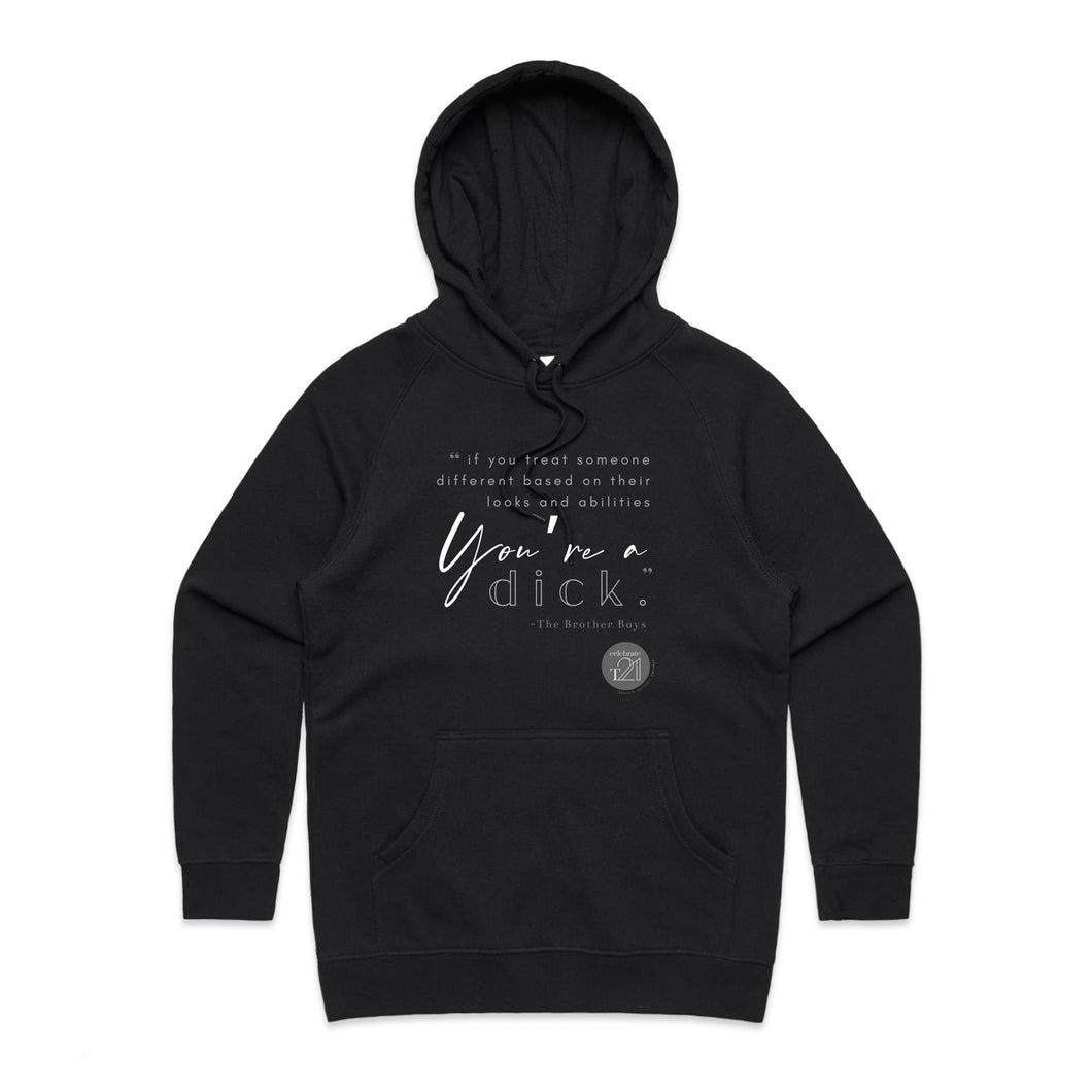 The Brother Boys quote designed by Alexis Schnitger - AS Colour - Women's Supply Hood