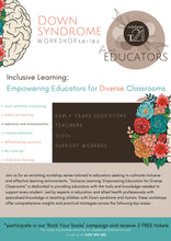 Load image into Gallery viewer, April 7 &amp; 8,  2025 Inclusive Learning - Empowering Educators for Diverse Classrooms *ILLAWARRA &amp; Live Stream