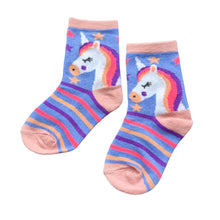 Load image into Gallery viewer, 2-3 years 2026 ASSORTED Rainbow, Unicorn SOCKS WDSD Rock Your Socks  RYSS