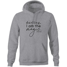 Load image into Gallery viewer, Darling, I am the magic Darling, I am the magic  by Alexis Schnitger - AS Colour Stencil - Pocket Hoodie Sweatshirt