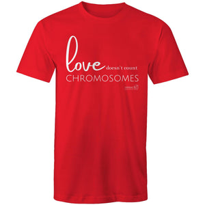 Love doesn't count chromosomes by SRP -   AS Colour Staple - Mens T-Shirt