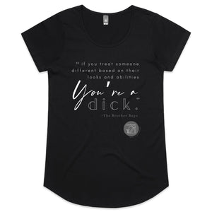 The Brother Boys quote designed by Alexis Schnitger - AS Colour Mali - Womens Scoop Neck T-Shirt