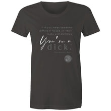 Load image into Gallery viewer, The Brother Boys quote designed by Alexis Schnitger - AS Colour - Women&#39;s Maple Tee