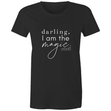 Load image into Gallery viewer, Darling, I am the magic Darling, I am the magic  by Alexis Schnitger -  AS Colour - Women&#39;s Maple Tee