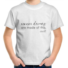 Load image into Gallery viewer, Sweet dreams are made of this. by Alexis Schnitger - AS Colour Kids Youth T-Shirt