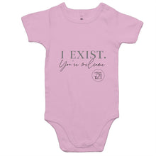 Load image into Gallery viewer, I Exist. You&#39;re welcome – AS Colour Mini Me - Baby Onesie Romper