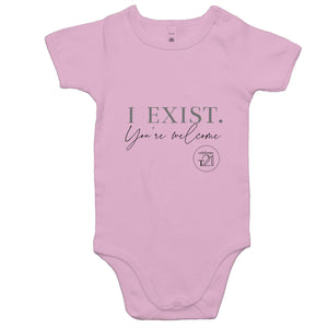 I Exist. You're welcome – AS Colour Mini Me - Baby Onesie Romper