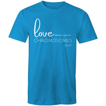 Load image into Gallery viewer, Love doesn&#39;t count chromosomes by SRP -   AS Colour Staple - Mens T-Shirt