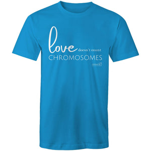 Love doesn't count chromosomes by SRP -   AS Colour Staple - Mens T-Shirt