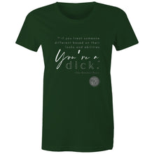 Load image into Gallery viewer, The Brother Boys quote designed by Alexis Schnitger - AS Colour - Women&#39;s Maple Tee