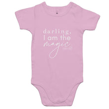 Load image into Gallery viewer, Darling, I am the magic Darling, I am the magic  by Alexis Schnitger - AS Colour Mini Me - Baby Onesie Romper