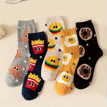 Load image into Gallery viewer, 2-5 years 2026 ASSORTED Food Cartoon SOCKS WDSD Rock Your Socks  RYSS