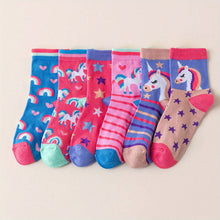 Load image into Gallery viewer, 2-3 years 2026 ASSORTED Rainbow, Unicorn SOCKS WDSD Rock Your Socks  RYSS