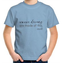 Load image into Gallery viewer, Sweet dreams are made of this. by Alexis Schnitger - AS Colour Kids Youth T-Shirt