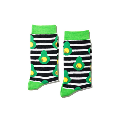 Avocado Stripe WDSD Rock Your Socks Assorted Sizes