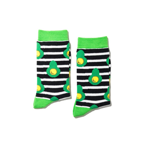 Avocado Stripe WDSD Rock Your Socks Assorted Sizes