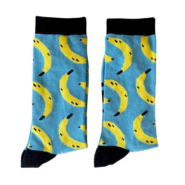 Bananas Blue Base WDSD Rock Your Socks Assorted Sizes