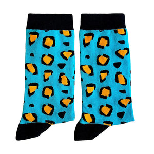 Leopard Spot Blue WDSD Rock Your Socks Limited Sizes RYSS