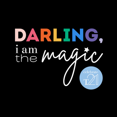 KIDS & YOUTH  Darling I am the magic COL- Black or White Kaleidoscope Range