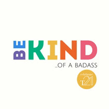 Load image into Gallery viewer, KIDS &amp; YOUTH ASSORTED Be kind… of a badass - Black or White Kaleidoscope Range