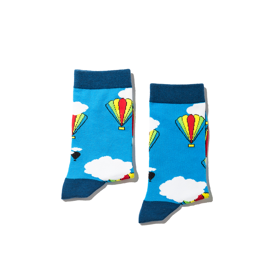 Hot Air Balloon WDSD Rock Your Socks Assorted Sizes  RYSS