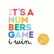 Load image into Gallery viewer, KIDS &amp; YOUTH ASSORTED It’s a numbers game I win - Black or White Kaleidoscope Range