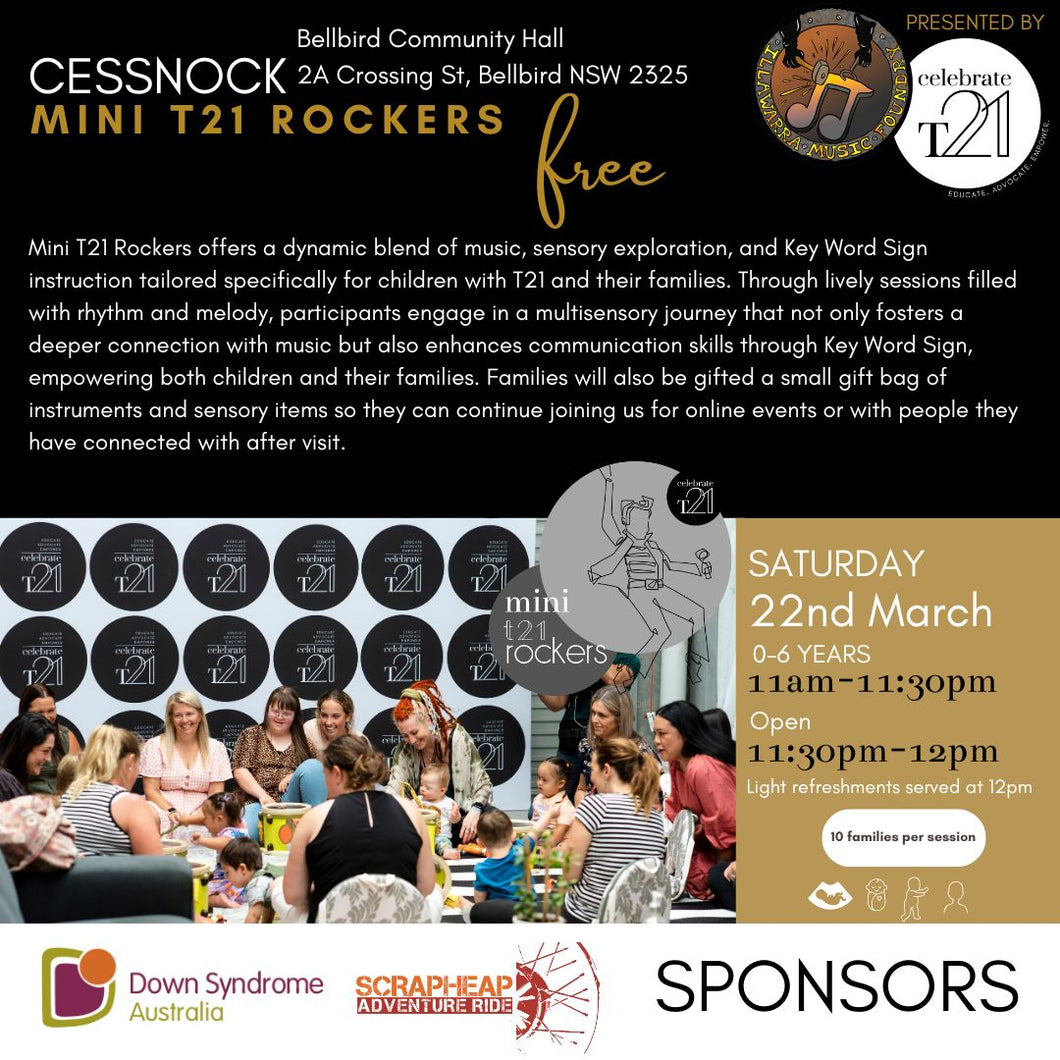 March 22, 2025 SCRAPHEAP & DSA GRANT Mini Rockers *CESSNOCK