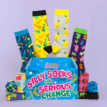 Load image into Gallery viewer, WDSD ROCK YOUR SOCKS &#39;Box of  14 Socks&#39; Fundraiser