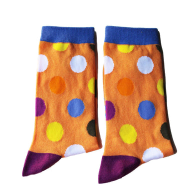 Spots on Orange Base WDSD Rock Your Socks Limited Sizes