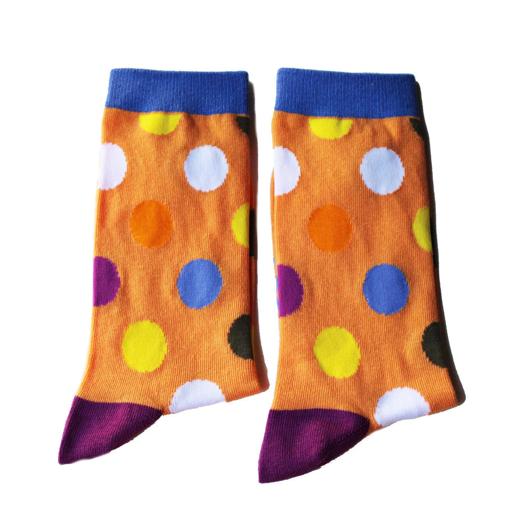 Spots on Orange Base WDSD Rock Your Socks Limited Sizes RYSS