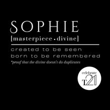 Load image into Gallery viewer, PERSONALISED 1 (Name) masterpiece. divine. created to be seen... Bubs to Adults Tees  *NEW Designs October 2026