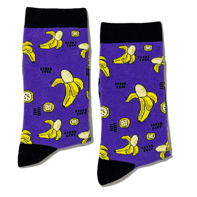 Banana Purple Base WDSD Rock Your Socks Assorted Sizes