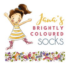 Load image into Gallery viewer, WOMANS TEE *assorted designs - Jana&#39;s Brightly Coloured Socks