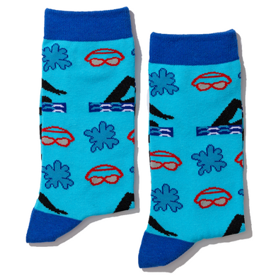 Swimming WDSD Rock Your Socks Assorted Sizes RYSS