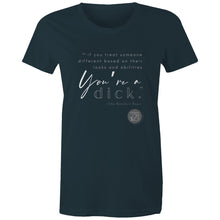 Load image into Gallery viewer, The Brother Boys quote designed by Alexis Schnitger - AS Colour - Women&#39;s Maple Tee