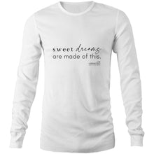 Load image into Gallery viewer, Sweet dreams are made of this. by Alexis Schnitger - AS Colour Base - Mens Long Sleeve T-Shirt