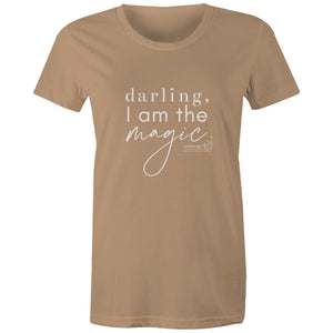 Darling, I am the magic Darling, I am the magic  by Alexis Schnitger -  AS Colour - Women's Maple Tee