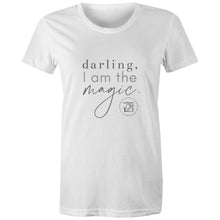 Load image into Gallery viewer, Darling, I am the magic Darling, I am the magic  by Alexis Schnitger -  AS Colour - Women&#39;s Maple Tee