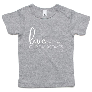 Love doesn't count chromosomes by SRP - AS Colour - Infant Wee Tee