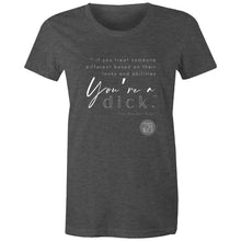 Load image into Gallery viewer, The Brother Boys quote designed by Alexis Schnitger - AS Colour - Women&#39;s Maple Tee