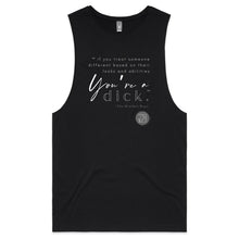 Load image into Gallery viewer, The Brother Boys quote designed by Alexis Schnitger - AS Colour Barnard - Mens Tank Top Tee