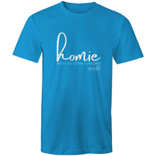 Load image into Gallery viewer, Homie with an extra chromie by SRP -  AS Colour Staple - Mens T-Shirt