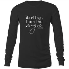 Load image into Gallery viewer, Darling, I am the magic Darling, I am the magic  by Alexis Schnitger - AS Colour Base - Mens Long Sleeve T-Shirt